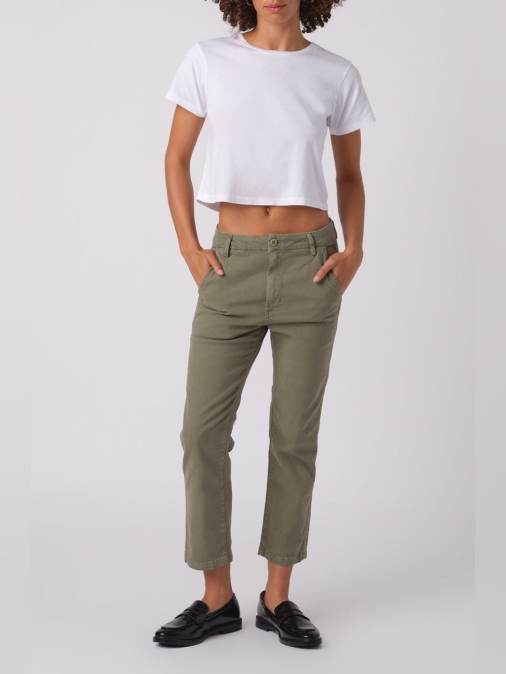 AMO- Easy Trouser Surplus Olive Green. Size 28